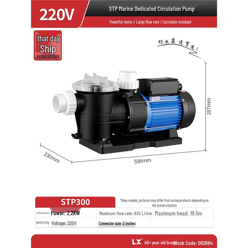Lingxiao SMP Self-Priming Water Pump for Seafood Farms, Fish Ponds, and Pools