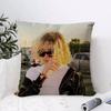 Rapper NNettspend Cushion Cover Eco Linen Pillow Case  DoubleSided Print Breathable  Durable Hidden Zipper Home Decor Gift
