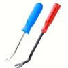 2pcs Upholstery Staple Remover Tools Set Including End Cutting Pliers Staple Puller Tack Lifter Carpet Remover Fastener Remover for Car