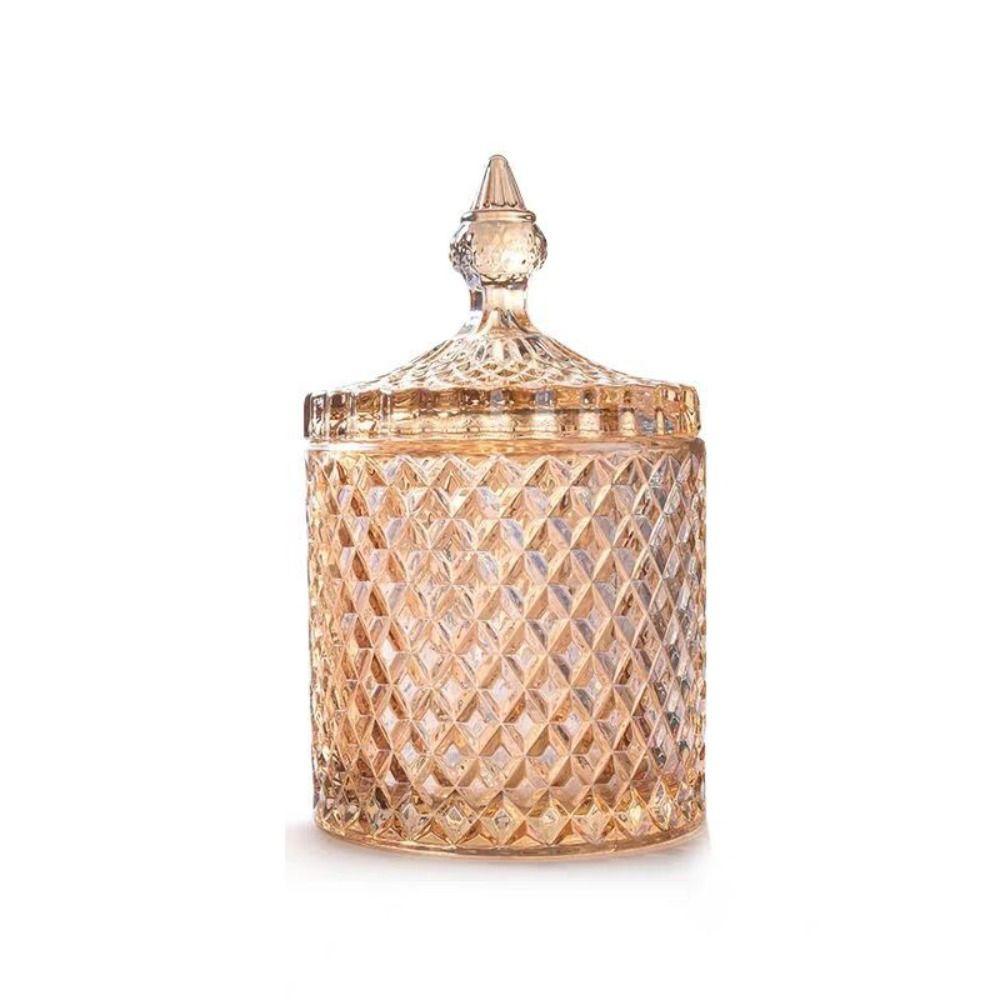 300/600 мл с крышкой Алмазная конфетница Цветной кристалл Сахарница Новые контейнеры для хранения продуктов Домашнее хозяйство