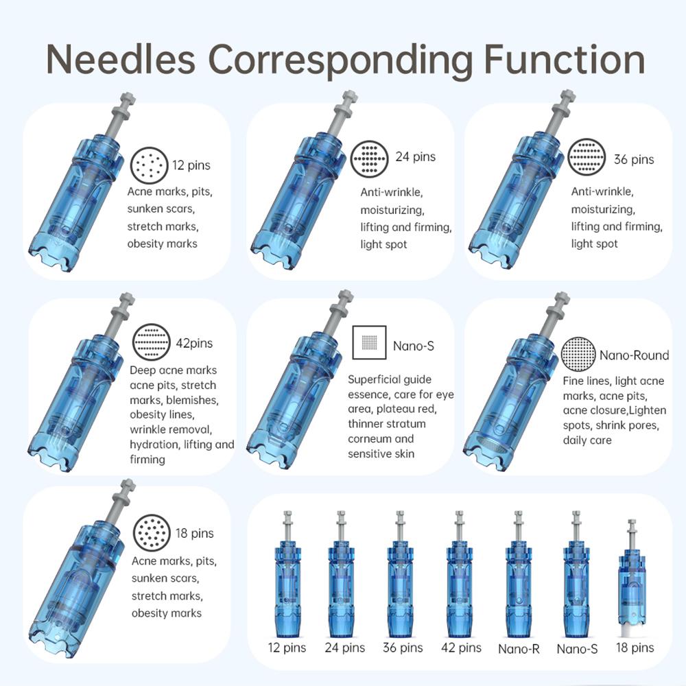 Dr.Pen A9 Авто Микро Игла Ручка Дерма Ролик Иглы Для Микронидлинга Мезотерапия MTS Уход за Кожей Красоты Устройство С 12 Шт. Картиджами