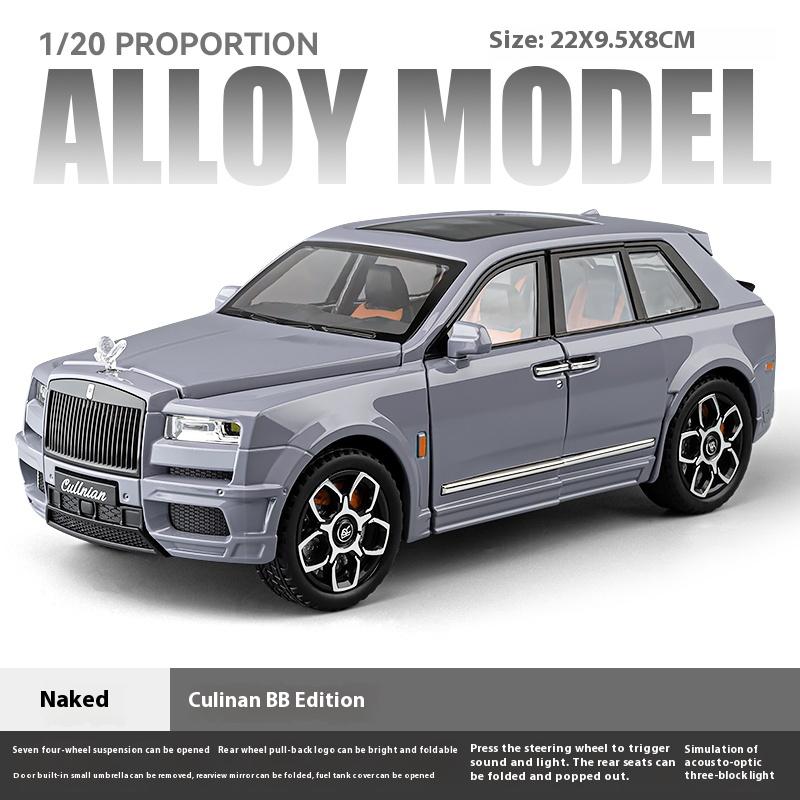 1/20 Rolls Royce Cullinan Роскошный Внедорожник Металлический Литой Модель Автомобиля Коллекция Хобби Украшение Праздничные Подарки Бойфренд