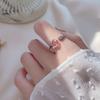 Reeti Высококачественные Медные Украшения Простая Милая Кошка Медь Женская Индивидуальность Открытое Кольцо Цветочное Кольцо Подарок