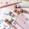 Cartoon Cute Bear Ten Color Ballpoint Pen Kids Favors Happy Birthday Party Gift Christmas Happy New Year Little Bear Pen Present