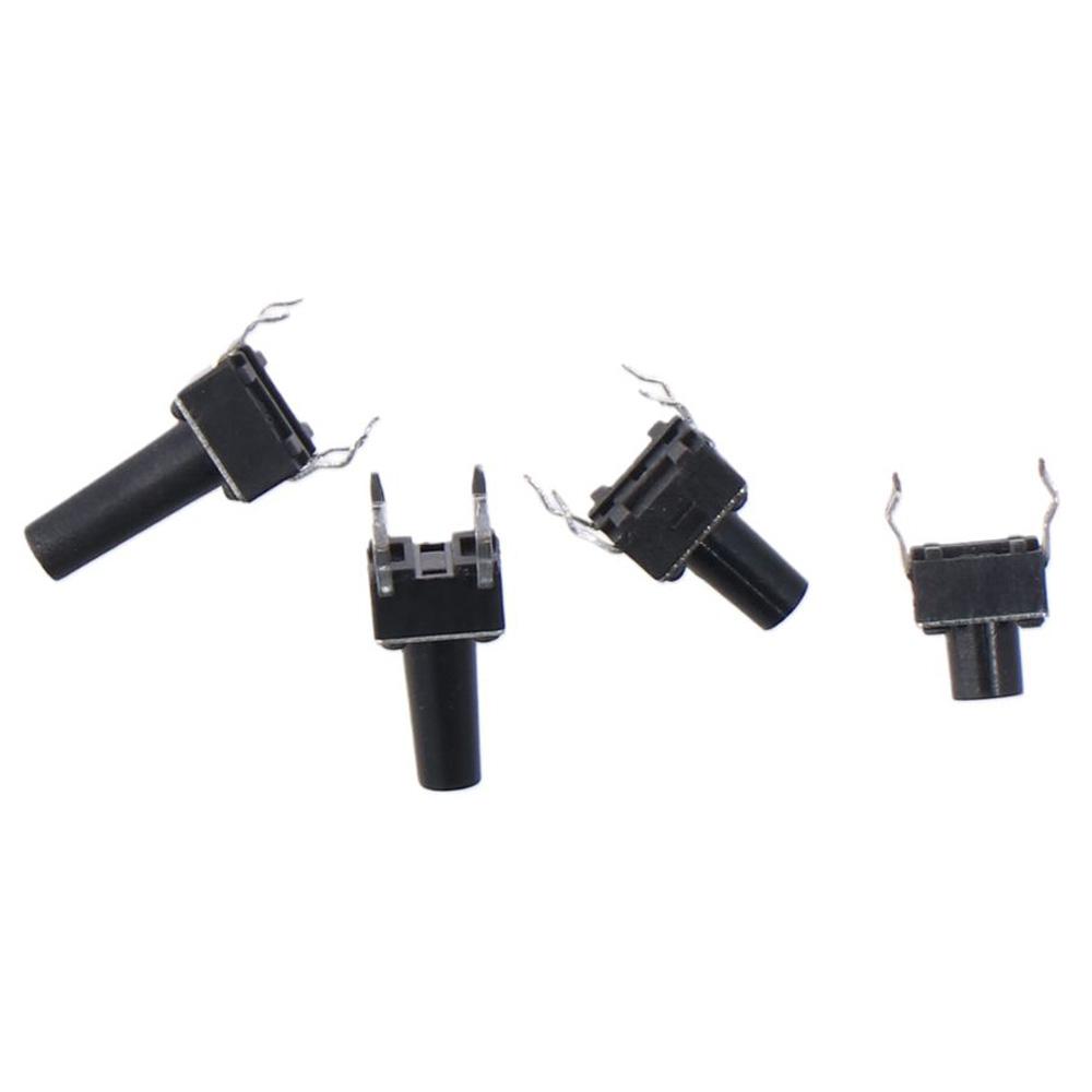 200 шт. Тактовые кнопки 6x6 мм, 4-контактные кнопочные переключатели для электронной печатной платы