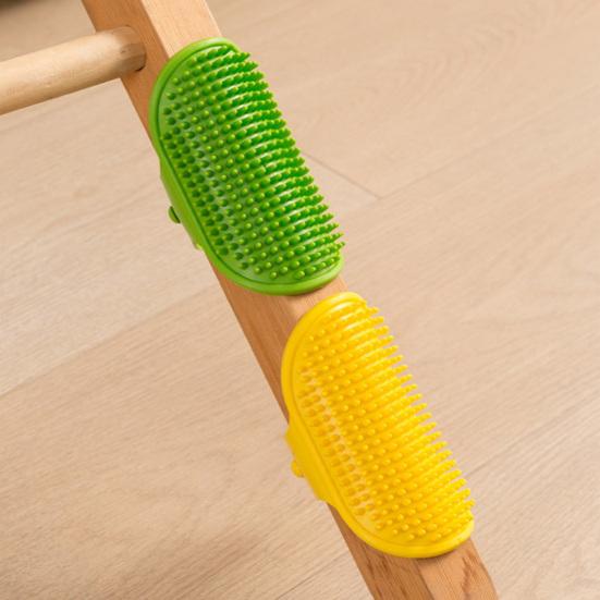 2Pcs Silicone Cat Grooming Strap Pad Self Groomer Brush Cats Adjustable Pet Grooming Tool Pet Grooming Accessory