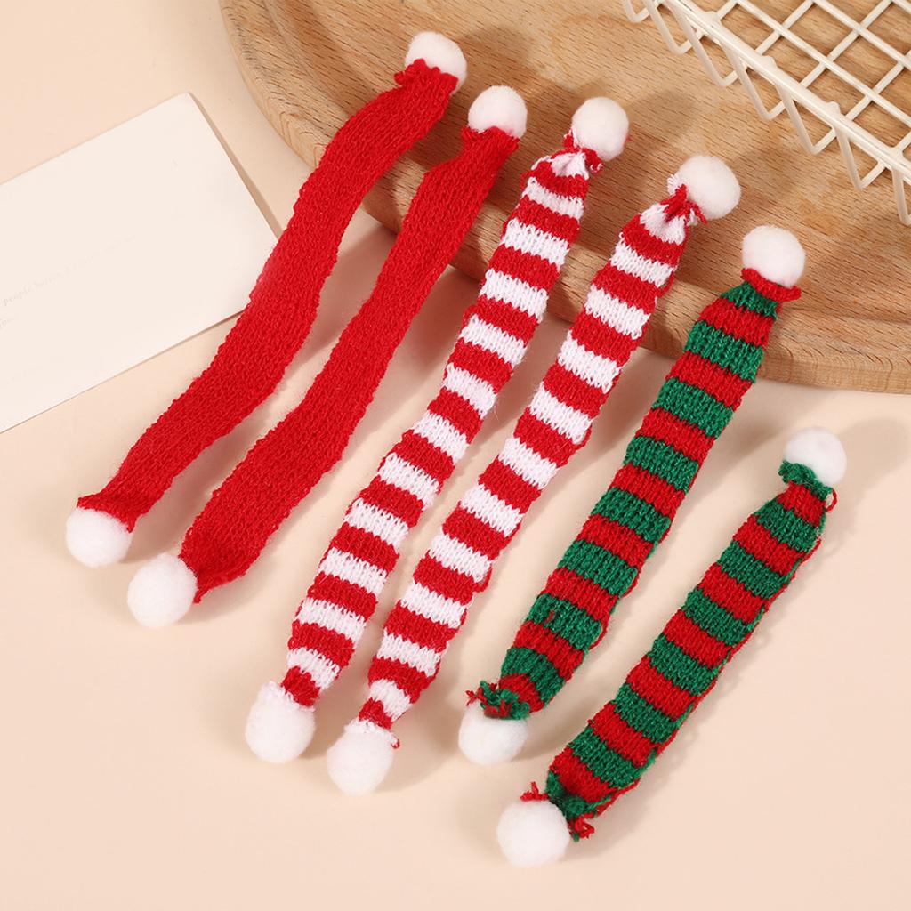 3 Colors Christmas Ribbons Braid Wool Knit Ribbon Winter Holiday Craft Ribbons for Gift Wrapping Christmas Decorations