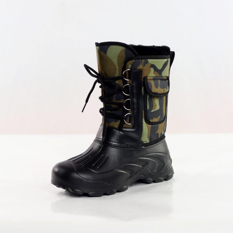 Men's Waterproof Plus Size Ice Fishing and Work Boots for Autumn/Winter