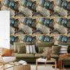 Ink Wallpaper Brown and Gray for Living Room and Bedroom 50x1000
