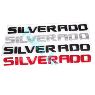 SILVERADO Автомобильная эмблема на задней крышке багажника, заводские таблички, значок для C/he/vy 1500 2500 3500