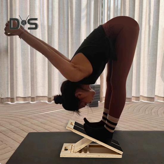 Наклонная доска для растяжки икр, регулируемая наклонная доска для физиотерапии для мужчин и женщин, тренировки в домашнем тренажерном зале, приседания, клин, тренировка мобильности, носилки для голеностопного сустава