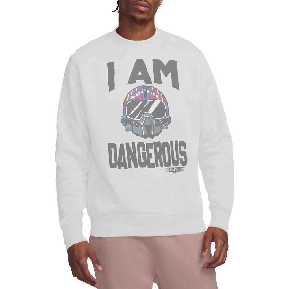 Top Gun Unisex Adult I Am Dangerous Sweatshirt