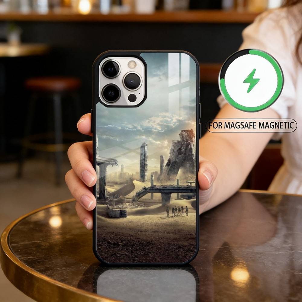Чехол для телефона M-Maze R-Runner Для iPhone17,16,15,14,13,12,11 Plus,Pro Max Магнитный Для Magsafe Беспроводной Зарядки