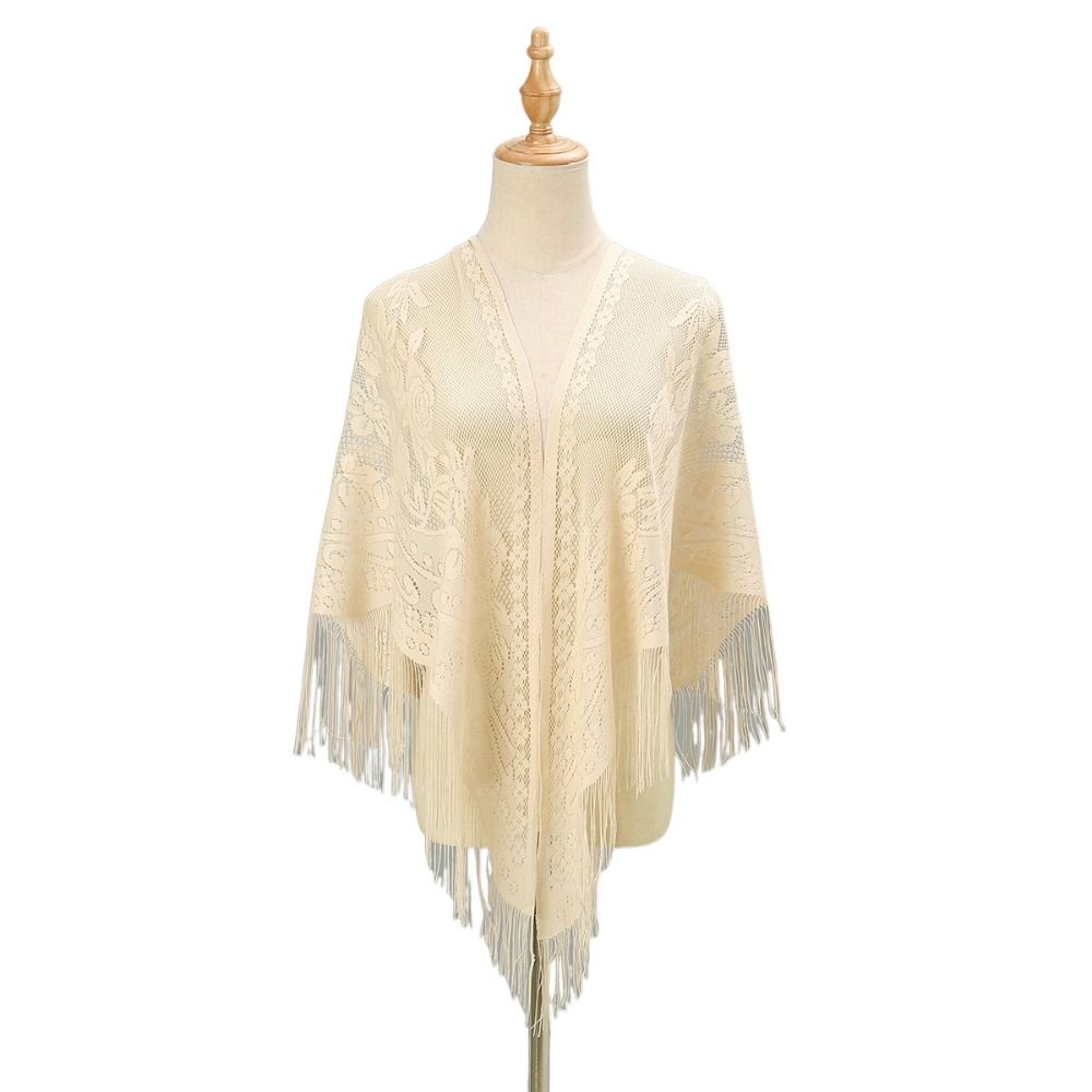 С кисточкой женская шаль разноцветный тюль шаль плащ модный шарф женский