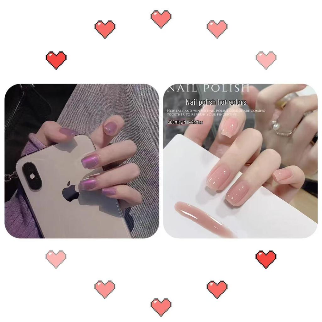 Aurora Отбеливающий Быстросохнущий Без Запаха Снимающийся Лак для Ногтей