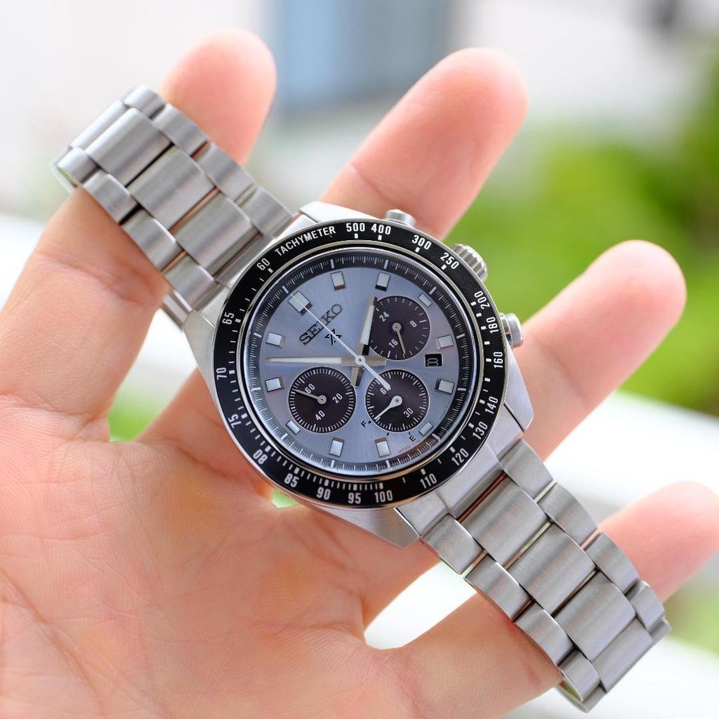 Used SEIKO PROSPEX SBDL109 Solar Chronograph Men's Watch