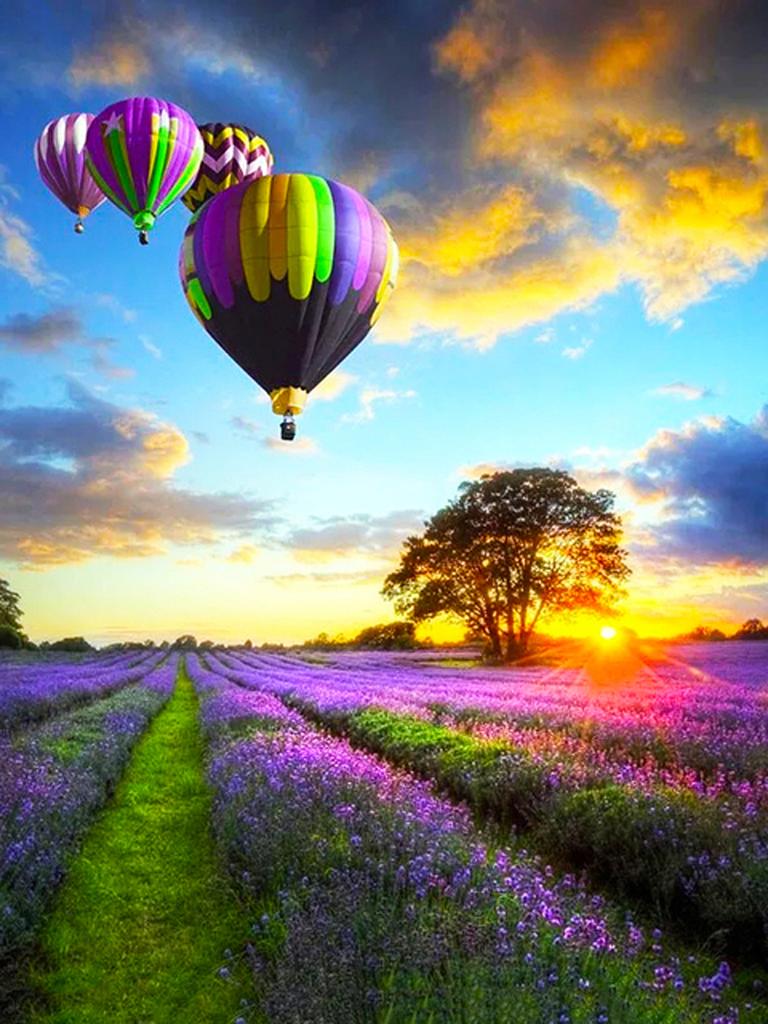 Круглая алмазная вышивка «сделай сам», пейзаж, цветок, море, 5D алмазная живопись, вышивка крестиком, лавандовая мозаика, украшение дома, подарок на Новый год