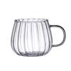 Transparent Glass Cup Creative Coffee Mug Tea Dessert Breakfast Milk Cups Wine Glass Water Cup with Handle Glassware Drinkware