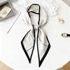Spring and Autumn Thin and narrow long silk scarves Women's Korean version Summer decoration with shirts, suits, scarves, headbands, streamers, tied b