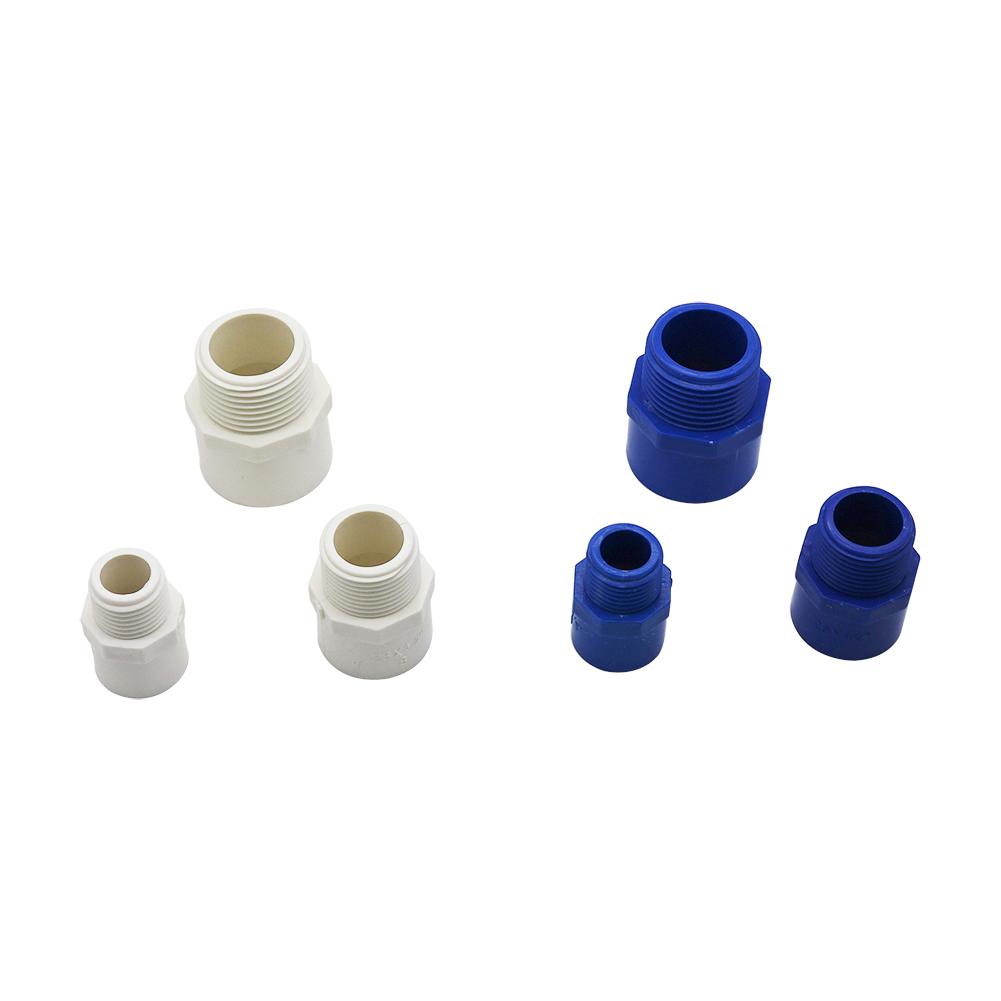 1/2" 3/4" 1" External Thread to Inner Diameter 20/25/32mm Male BSP Thread Adapter Water Pipe Fittings PVC Hose Repair Connector