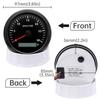 7 Colors Backlight 85MM Digital Tachometer 3000/4000/6000 RPM For Marine Motorcycle Car Boat Tachometer with LCD Hourmeter