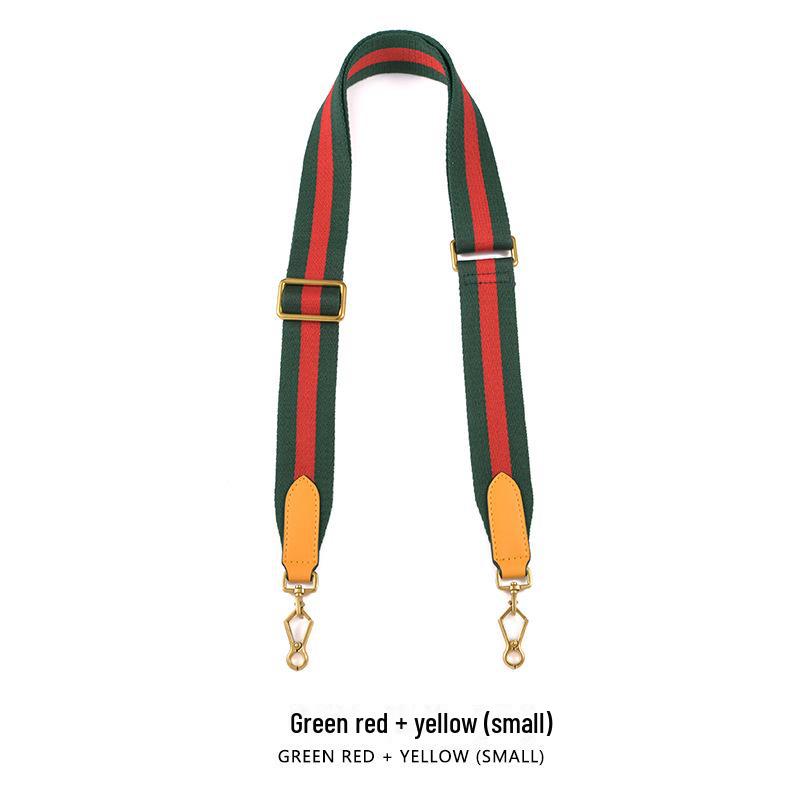Регулируемый брезентовый плечевой ремень G-Chi, 3,8 см, зеленый и красный, F-46, замена для сумки через плечо.