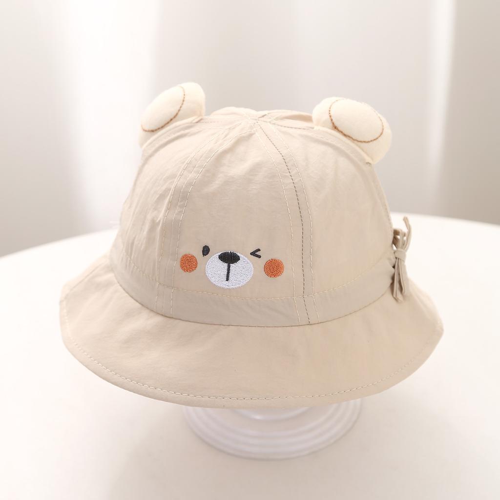Baby Sun Hat Spring Summer Quick Dry UV Protection Bucket Cap Adjustable Shade for Toddler Boy Girl Outdoor Travel