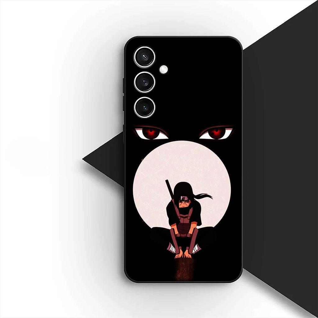 Phone Cover for Apple iPhone 16 14 15 Plus 11 Pro Max 16E ProMax + 16Plus 15+ 14+ Soft Silicone Case Narutos Uchiha Sasuke