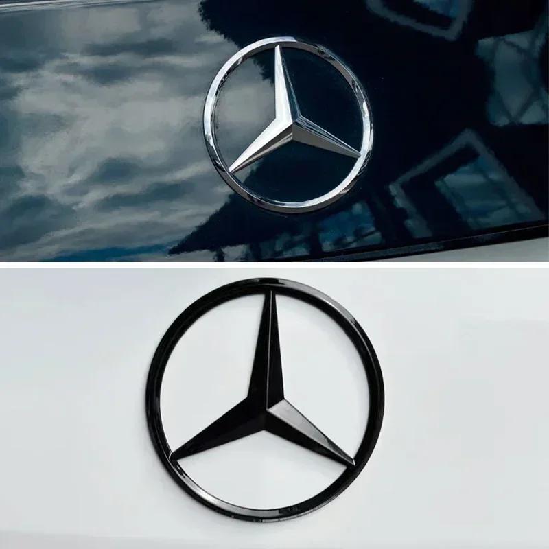 jwlsk5 Car Sticker Hot For Mercedes Benz For Mercedes Benz C177 CLA 14-19 Year 3D ABS silver/Black car rear Tail Trunk emblem badge sti