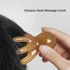 Octopus Massage Comb Head Meridian Scraping Scalp Massage Brush Acupuncture Gua Sha Massage Comb