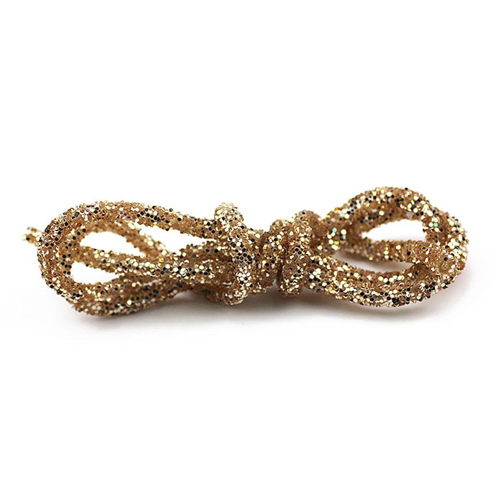 Shiny Garment Material Soft Colorful Glitter Rope Strings Hat Decor Resin Sequin Rope Sandal DIY