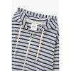 Studio Tomboy Stripe Zip Up Hoodie  9176213986ct 