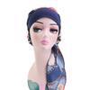 Sleep Cap Women Hat Nightcap Scarf Headband Head Scarf Elastic Hair Band Turban Cap Silky Bonnet