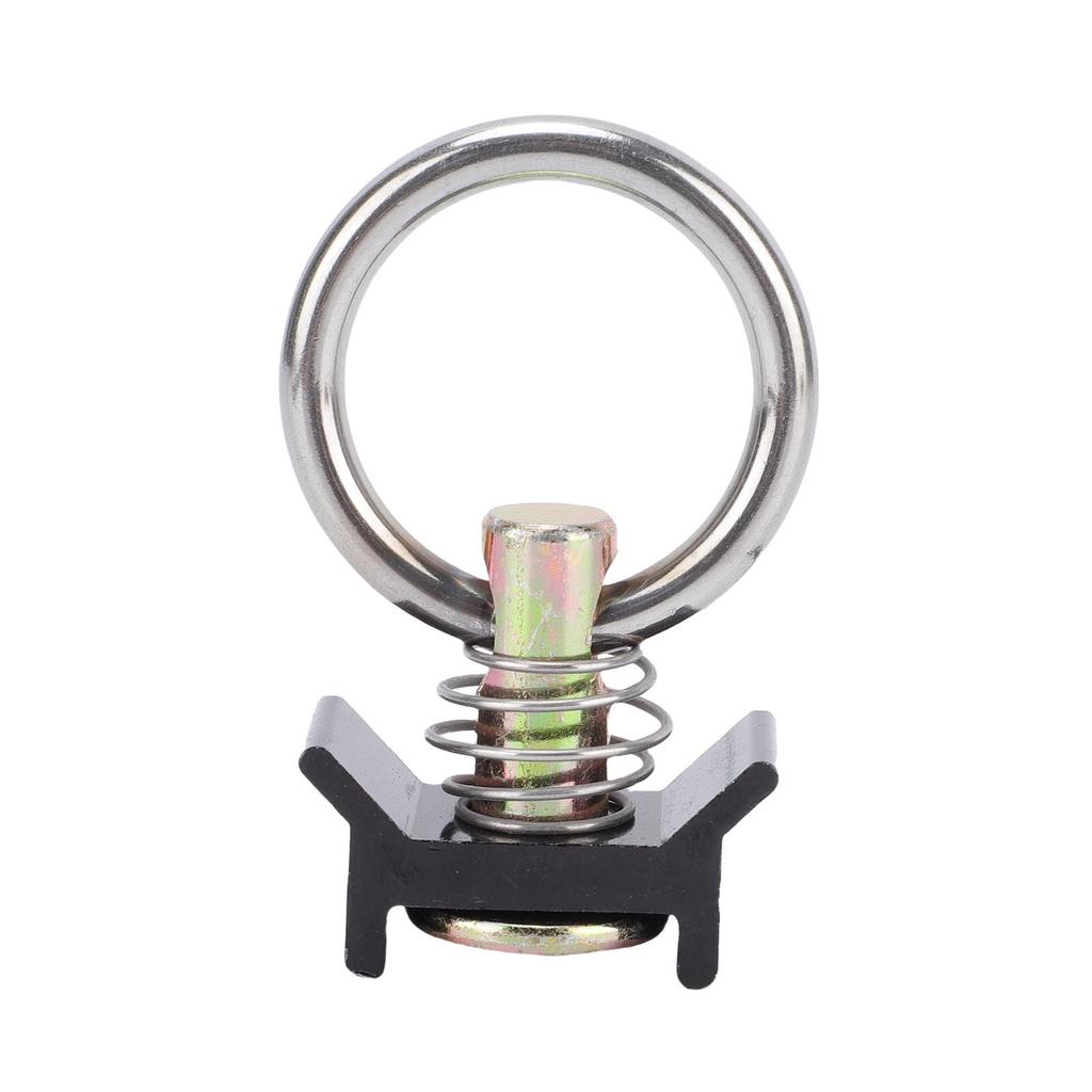 2 шт. Алюминиевая L-образная направляющая 304 мм Утолщенная L-образная крепежная рейка с 4 круглыми кольцами для мотоциклов, квадроциклов, внедорожных мотоциклов, пикапов