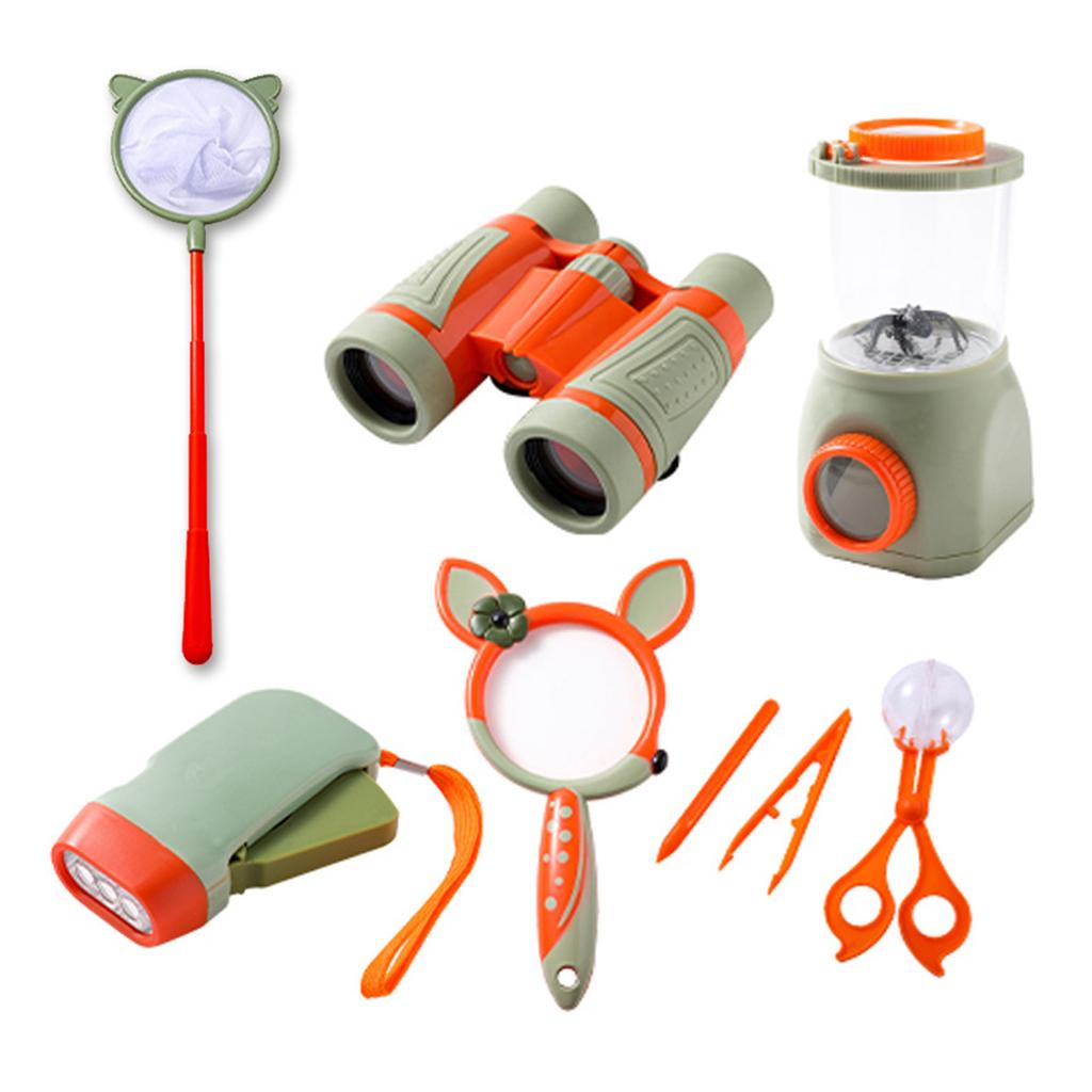 Kid Outdoor Explorer Set Bug Catching Observation Tools Nature Exploration Children Games Magnifying Lens Insect Catcher