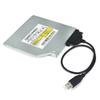 Usb 2.0 Sata Cable Cd/Dvd-Rom Drive Cable Optical Driver Adapter Cable For Pc Laptop Notebook