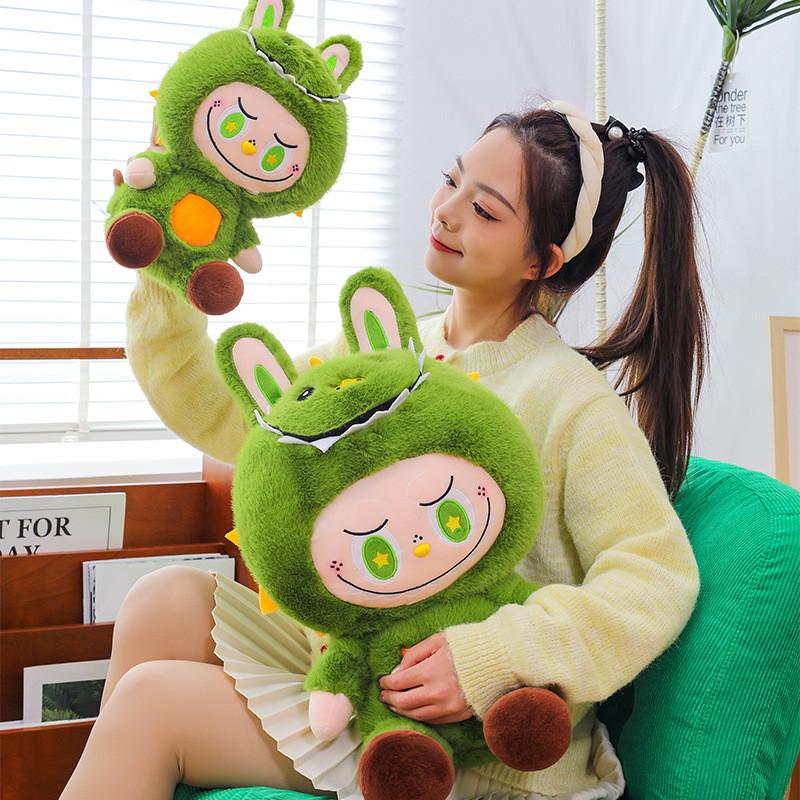 Игрушка динозавр плюшевая набивная кукла мультяшное украшение подарок на день рождения для детей