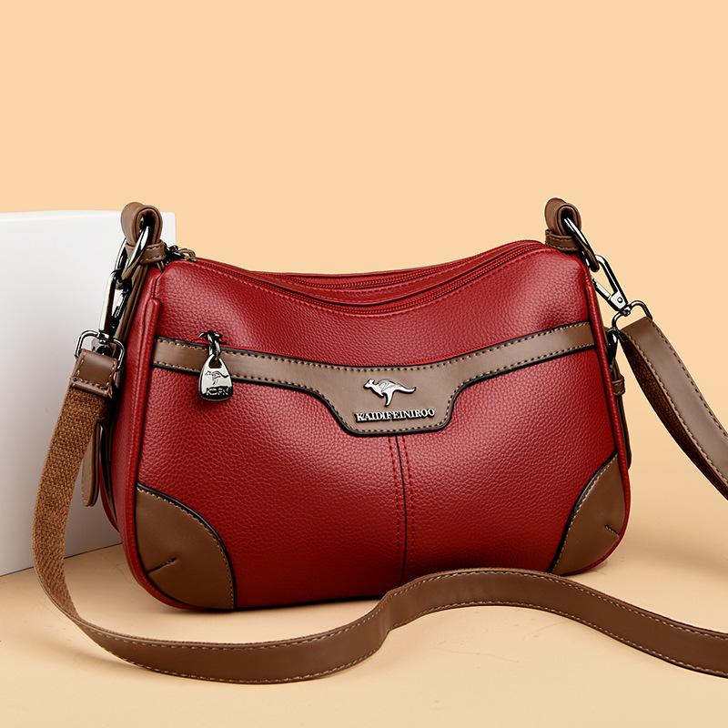 Сумка Модная Цветовая Контрастная Атмосфера Сумка для мам Сумка Через Плечо Женская Сумка На Плечо