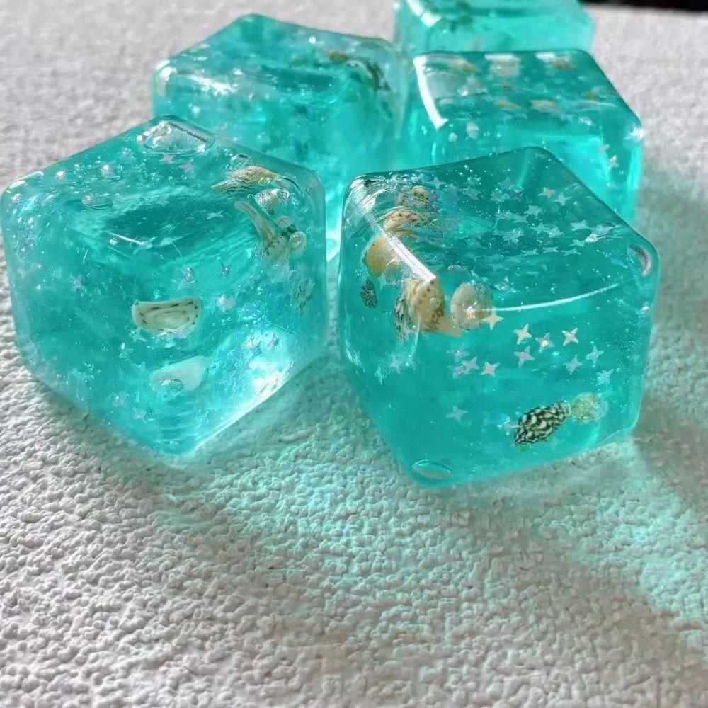 Transparent Autism Sensory Toys Ice Cube Squishy Toy Children Ocean Squishy Balls Kids and Adults