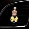 1pc Car Butterfly Glass Bottle, Reusable Car Essential Oil Diffuser, Empty Glass Bottle Pure Decoration Car Accessories