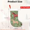Christmas Decoration Fireplace Hanging Stocking 1pc, Horse (2) - Pattern Christmas Gift Socks, Christmas Decorative Sock