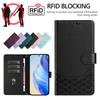 Leather Case Wallet Durable RFID Blocking Card Holders Shockproof Kickstand Protective Flip Cover For Honor 300/Honor 9 Lite/Honor 200/Honor Magic6