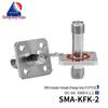 RF-коннектор Eastsheep SMA "мама-мама" с фланцем на 4 отверстия