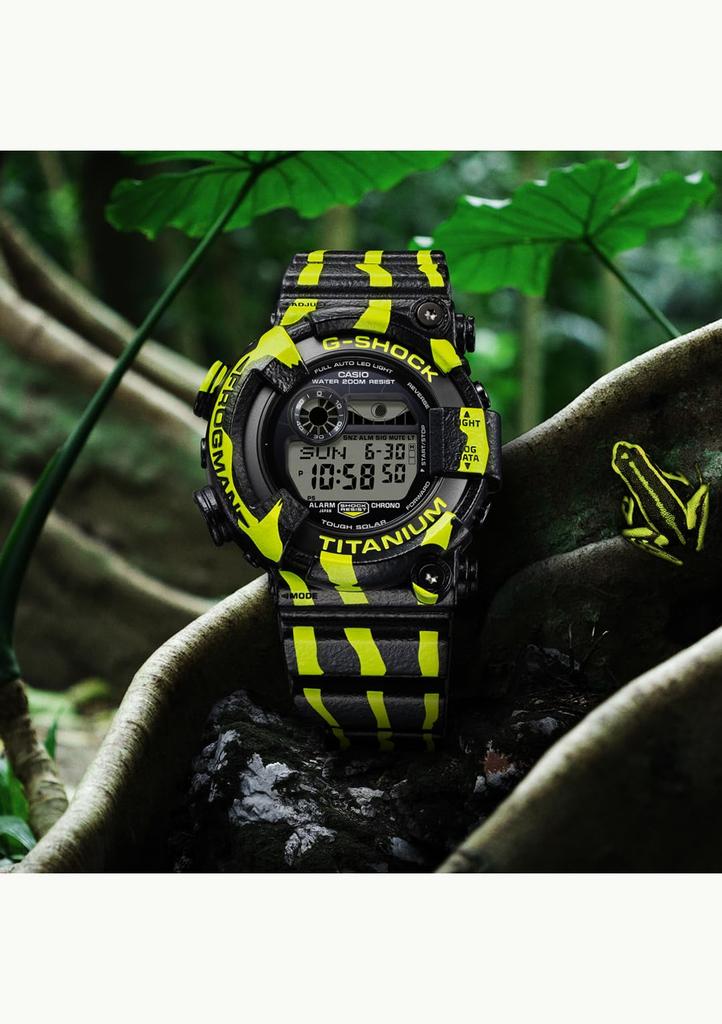 Часы MASTER OF G FROGMAN Tough Solar Экологически чистые материалы Черные [Casio] G-Shock GW-8200TPF-1JR Мужские