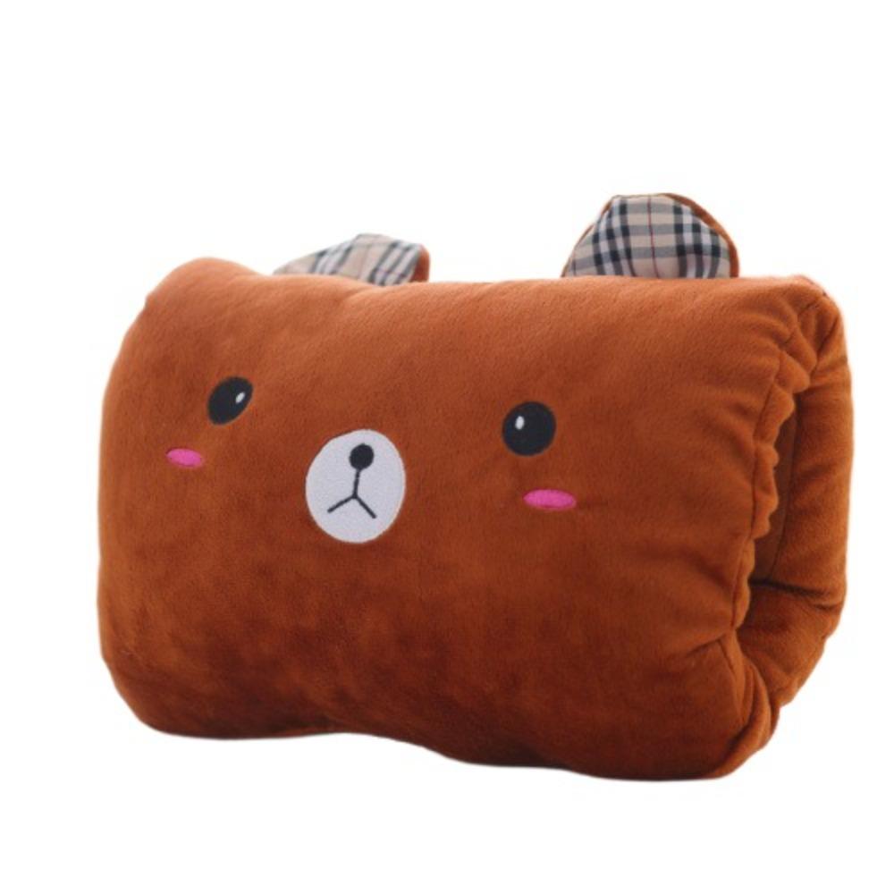 Cartoon Children's Plush Pillows Plush Nap Pillows Cushions New Hand Warmers Gloves  Adults