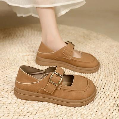 Модная летняя обувь женская обувь с коротким носком универсальные кроссовки на платформе повседневные кроссовки 2024 новое платье криперы досуг Мэри