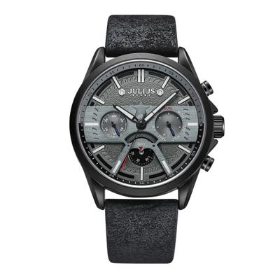 [JULIUS] Мужские кожаные часы JULIUS JAH-106