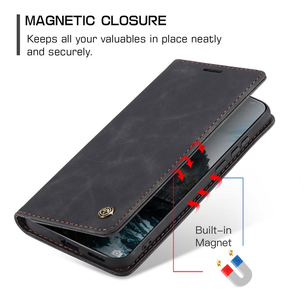 CaseMe Для Xiaomi 17 Ultra Роскошный Ретро Магнитный Флип Чехол-Книжка из ПУ Кожи для Xiaomi 17 17Ultra Кошелек Чехол для Телефона