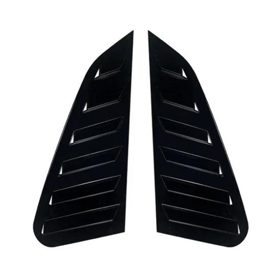 For Subaru Impreza WRX STI 2011-2014 ABS Plastic Rear Window Quarter Louver Cover Side Vent Trim Car Adhesive Accessories