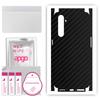 apgo Protective Skin Sticker for the Back+sides Compatible with Realme X50 Pro 5G, Full Wrap Film, Foil, Vinyl - Pattern Carbon Black